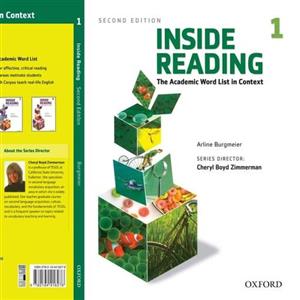 کتاب اینساید ریدینگ یک ویرایش دوم inside reading 1 second editionهمراه با سی دی