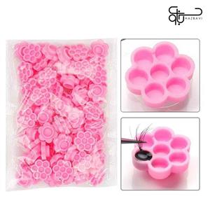 جا چسبی زنبوری مژه کاپ فن سازی صورتی