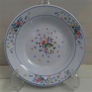 بشقاب خورشت خوری(گود ) ملامین ویکتوریا مارک یزد ملامین اصلی دارای نشان استاندارد مواد درجه یک تعداد شش عددی  سایز 20