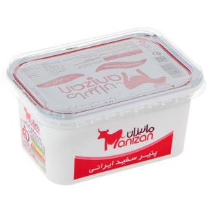 پنیر سفید تازه مانیزان مقدار 400 گرم Manizan Fresh White Cheese gr 