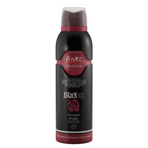 اسپری بدن زنانه آنیکا مدل Black XSحجم 200 میلی لیتر Black xs body spray for women 200ml