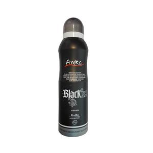 اسپری بدن مردانه آنیکا مدل black xs حجم 200 میلی لیتر