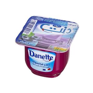 دسر فرانسوی بلوبری دنت مقدار 100 گرم Danette Blueberry Dessert 100 gr