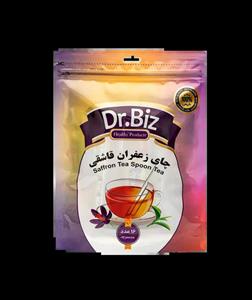 چای زعفران قاشقی دکتر بیز بسته 16 عددی