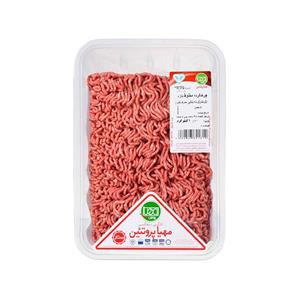 گوشت چرخ کرده گوساله ممتاز مهیا پروتئین مقدار 1 کیلوگرم Mahya Protein Ground Meat 1kg