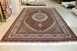 فرش دستبافت ۶ متری جفت تبریز نقشه ماهی