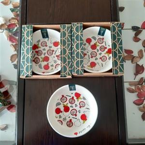 ظرف فانتزی صبحانه خوری مایا مدل گرد  گل انار مخصوص صبحانه و تنفلات کودکان