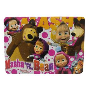 پازل 30 تکه پازل ترنج مدل masha and the bear 