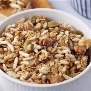 گرانولا برنجک 500گرم (ترکیب مغزیجات خام و برنجک)