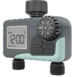 تایمر آبیاری دو خروجی مدل اگرو دیجیتال مدل باتری خور قابل اتصال به شیر آب