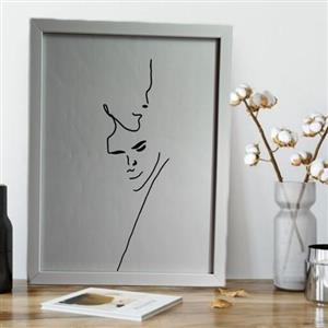 تابلو مینیمال  طرح عشق ساده
