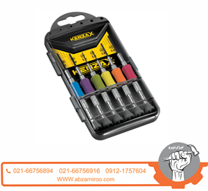 ست پیچ گوشتی ساعتی کنزاکس 6 عددی مدل KPS-106