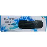 کیبورد دایاموند DIAMOND K500 PS 2 ا DIAMOND K500 Wired PS  2 Keyboard