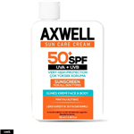 ضد آفتاب ضد لک اکسویل حجم 100 میل و 50 میل AXWELL SUN CARE CREAM SPF50 8680652026621