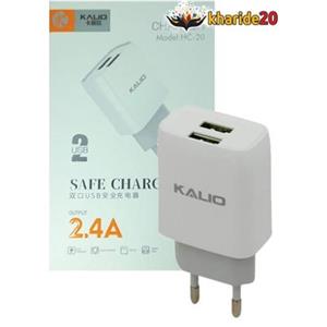  عمده شارژر دو پورت kalio مدل hc-20