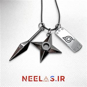 گردنبند سه تکه کونای، سربند و تیغ نینجا شوریکن ناروتو