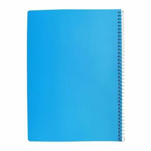 دفتر 100برگ pp(رنگ ابی).