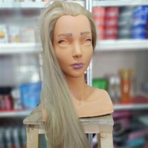 کله مانکن نیم تنه مخصوص کوتاهی  ویو شده حتی  قابل حرارت قابل استفاده برای شینیون وبافت