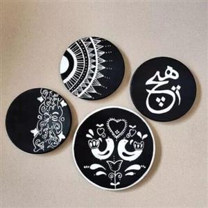دیوارکوب  فوق العاده زیبا سفید و مشکی شیک