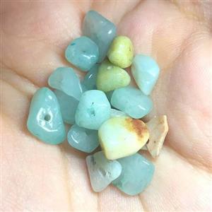 مهره سنگ دفرمه آکومارین  کد288