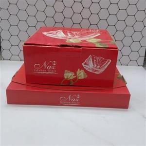 میوه خوری و شیرینی خوری-زیر و رو پذیرایی شیشه و بلور اصفهان ناز 