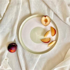 دیس پذیرایی سرامیکی سبز(پیتزاخوری)