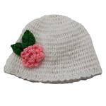 کلاه دخترانه طرح گلها