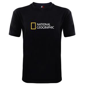 تی شرت آستین کوتاه مردانه مدل National Geographic کد b047 رنگ مشکی 