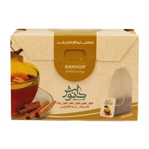 دمنوش میوه ای به و دارچین دانوش بسته 15 عددی Danoosh Cinnamon and Quince Fruit Tea Pack of 