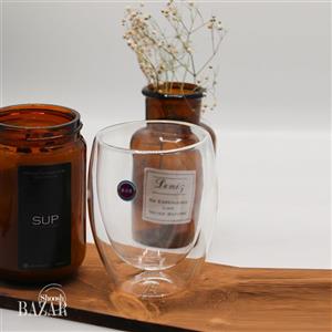 لیوان دو جداره بی دسته بی وی کی کد 315116 (دوعددی)