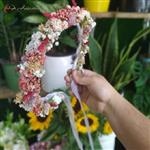 گل تاج سر عروس مصنوعی قابل اجرا در رنگ های متنوع