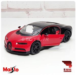 ماکت فلزی بوگاتی شیرون قرمز(Bugatti Chiron sport Maisto)