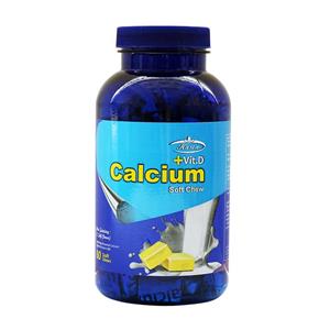 تافی کلسیمویتامین D کارن 60 عدد Karen butter CalciumVitamine D 60 Soft Chew