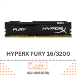 رم دسکتاپ DDR4 تک کاناله 3200 مگاهرتز CL18 کینگستون مدل HyperX Fury...