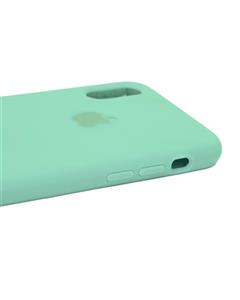 قاب سیلیکونی رنگ سبز دریایی گوشی آیفون iPhone XS Silicone Cover For iPhone XS