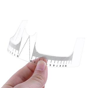 خط کش طلقی تاتو برای طراحی ابرو کد T203