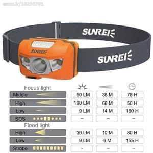 چراغ پیشانی Sunrei مدل youdo2s 