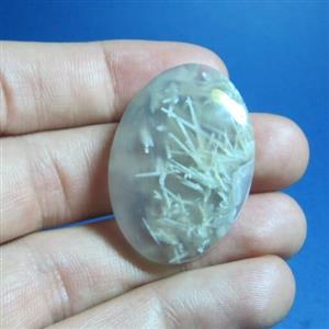 سنگ عقیق سوزنی مدالی شکل اصل و طبیعی