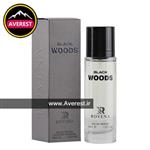 ادکلن جیبی 30 میل مردانه روونا مدل بلک وود رایحه وود مشکی Rovena Black Woods