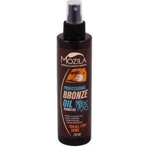 روغن برنز کننده موزیلا انقضا 1405 حاوی عصاره جوجوبا روغن آفتاب موزیلا