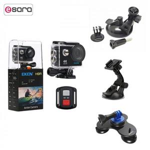 دوربین ورزشی اکن مدل H9R به همراه گیره های نگهدارنده