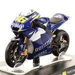 ماکت موتور فلزی یاماها YZR M1 مقیاس 1.18 برند لئو مدل Yamaha بنفش 