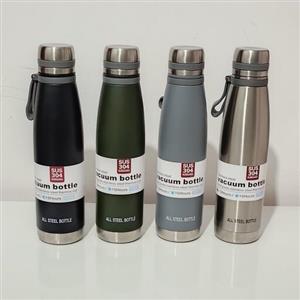 فلاسک استیل کپسولی vacuum  یک لیتری  مخصوص کوهنوردی نگه داری گرم  12 ساعت  سرد 15 ساعت کیفیت عالی