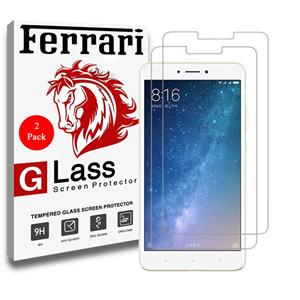 محافظ صفحه نمایش فراری مدل Ultra Clear Crystal مناسب برای گوشی موبایل شیائومی Mi Max / Mi Max 2 مجموعه دو عددی 