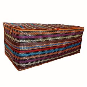 بقچه رختخوابی (کاور پتو، بالشت، تشک) سایز 6 جنس جاجیمی ابعاد طول 105 عرض 47 ارتفاع 47 سانتی متر 