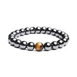 دستبند ذاریات مدل Tiger eye کد 36