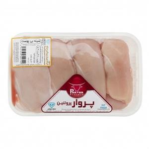 سینه بی پوست مهیا پروتئین مقدار 1.8 کیلوگرم سینه بی پوست مرغ مهیا پروتئین 1800 گرمی