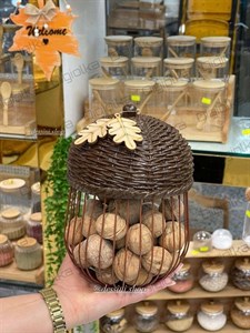 میوه خوری سبد گردو طرح بلوط 