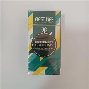 کاندوم best life ribbed delay
