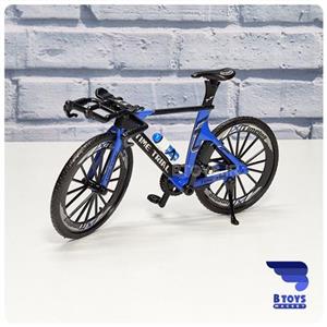 ماکت فلزی دوچرخه تایم تریل آبی(Blue time trail bike )
